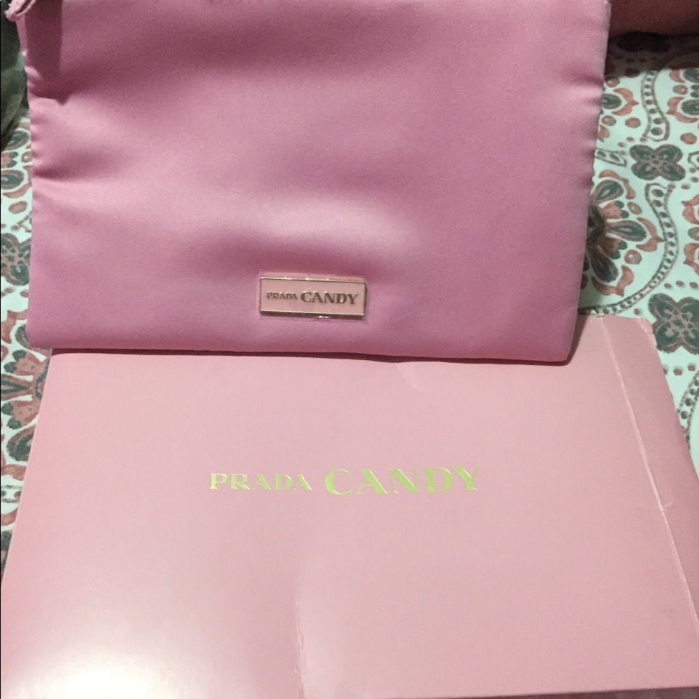 cosmetic bag candy prada